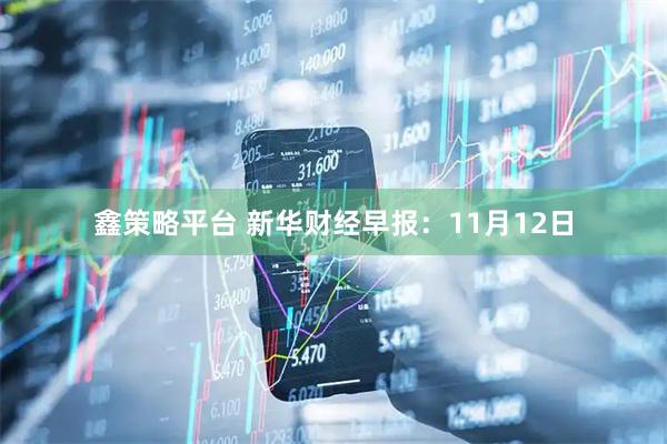 鑫策略平台 新华财经早报:11月12日
